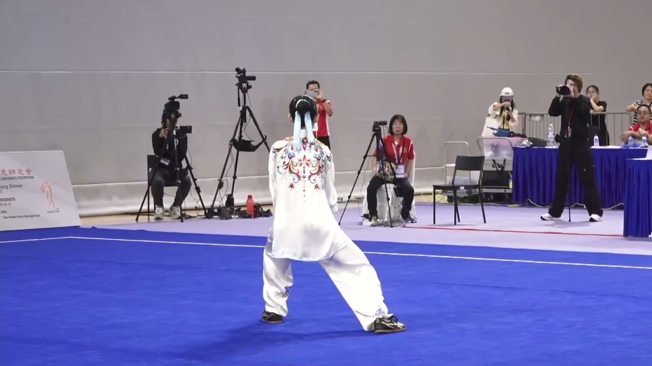 4th WTJQC - Women’s Simplified 32 Movements Taijijian C - Gold Medalist - CHN - Zhixuan DENG
