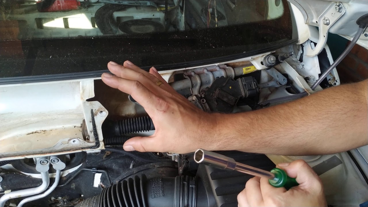 Como retirar a máquina do Limpador de para-brisa: gol, saveiro, voyage, G5.