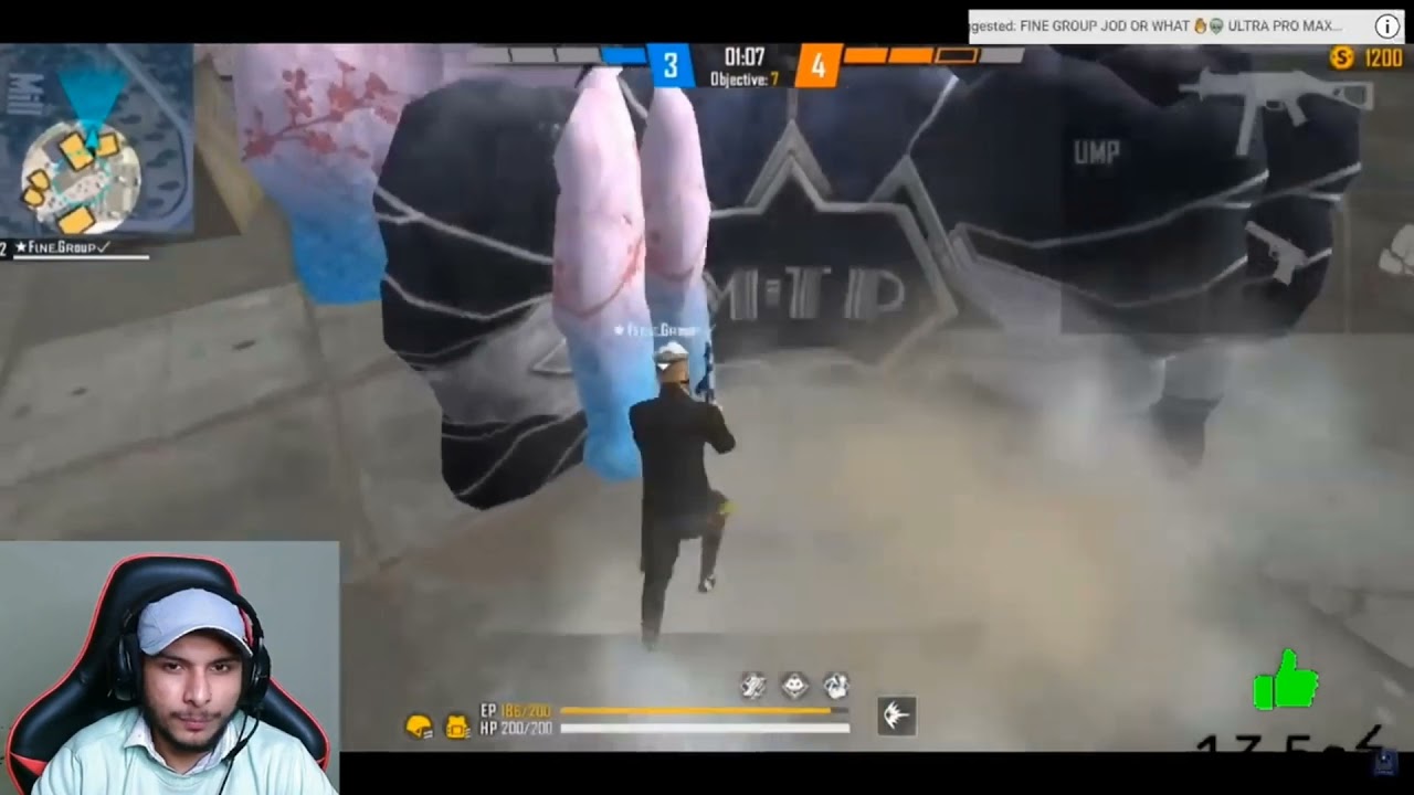 @NonstopGaming_ reaction on my 1 VS 4  gameplay #impossible #nonstopff #nonstop