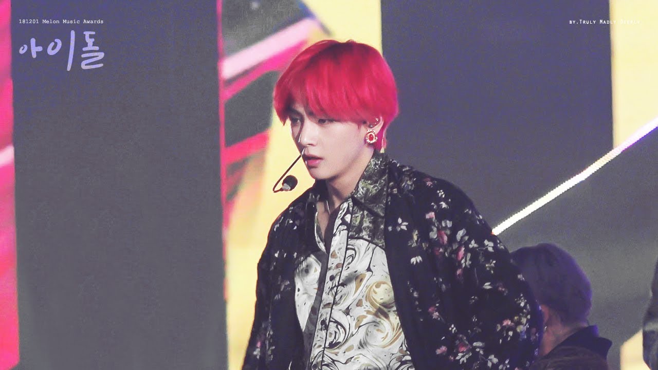 181201 Melon Music Awards - IDOL focus 방탄소년단 뷔 김태형 4k ver
