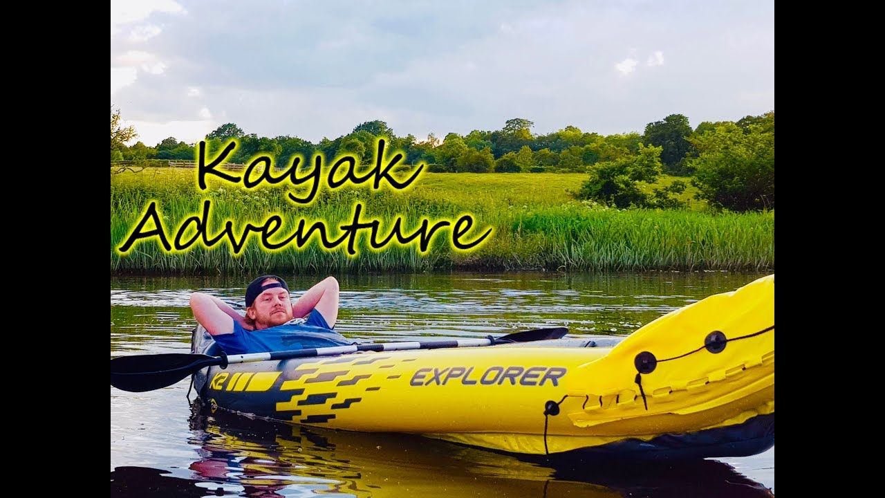 Kayak unboxing and adventure (intex explorer k2)