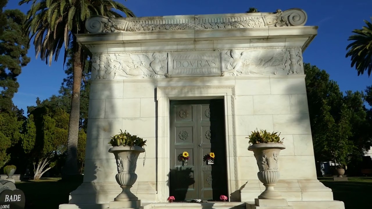 Actress Marion Davies Grave Garden of Legends Hollywood Forever Cemetery LA CA USA November 24, 2024
