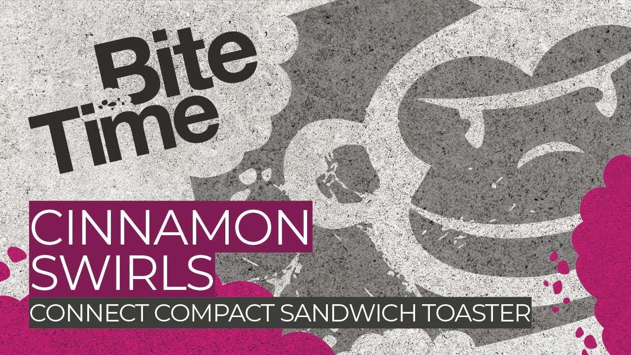 BITE TIME | Cinnamon Swirls | Connect Compact  Sandwich Toaster