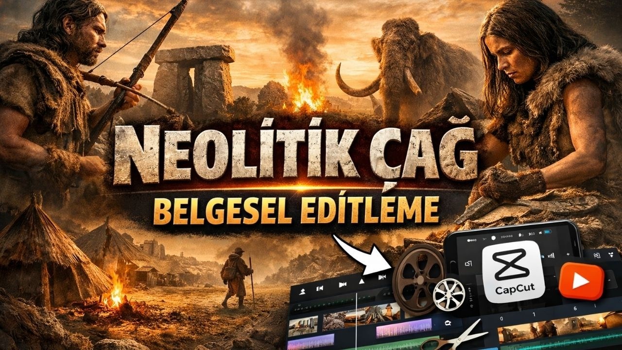 CapCut’ta Böyle Belgesel Editi Görmedin! (Neolitik Çağ)