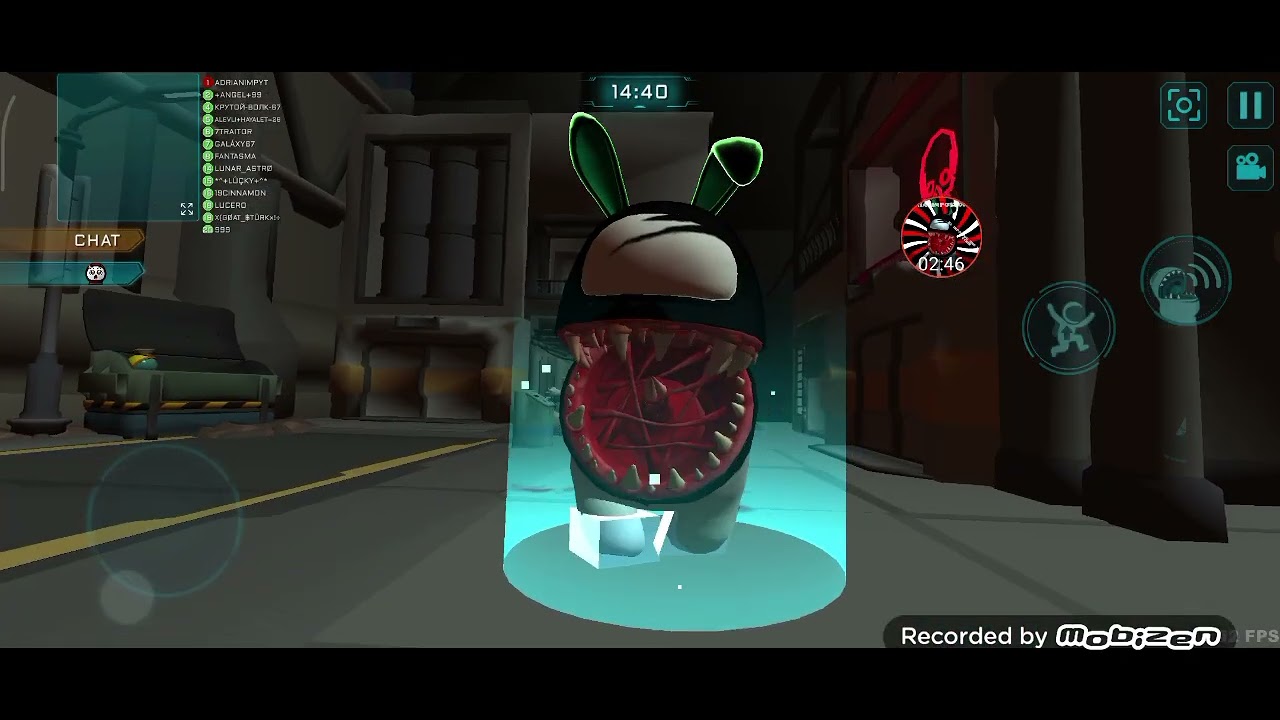 Jugando imposter 3d a las 
