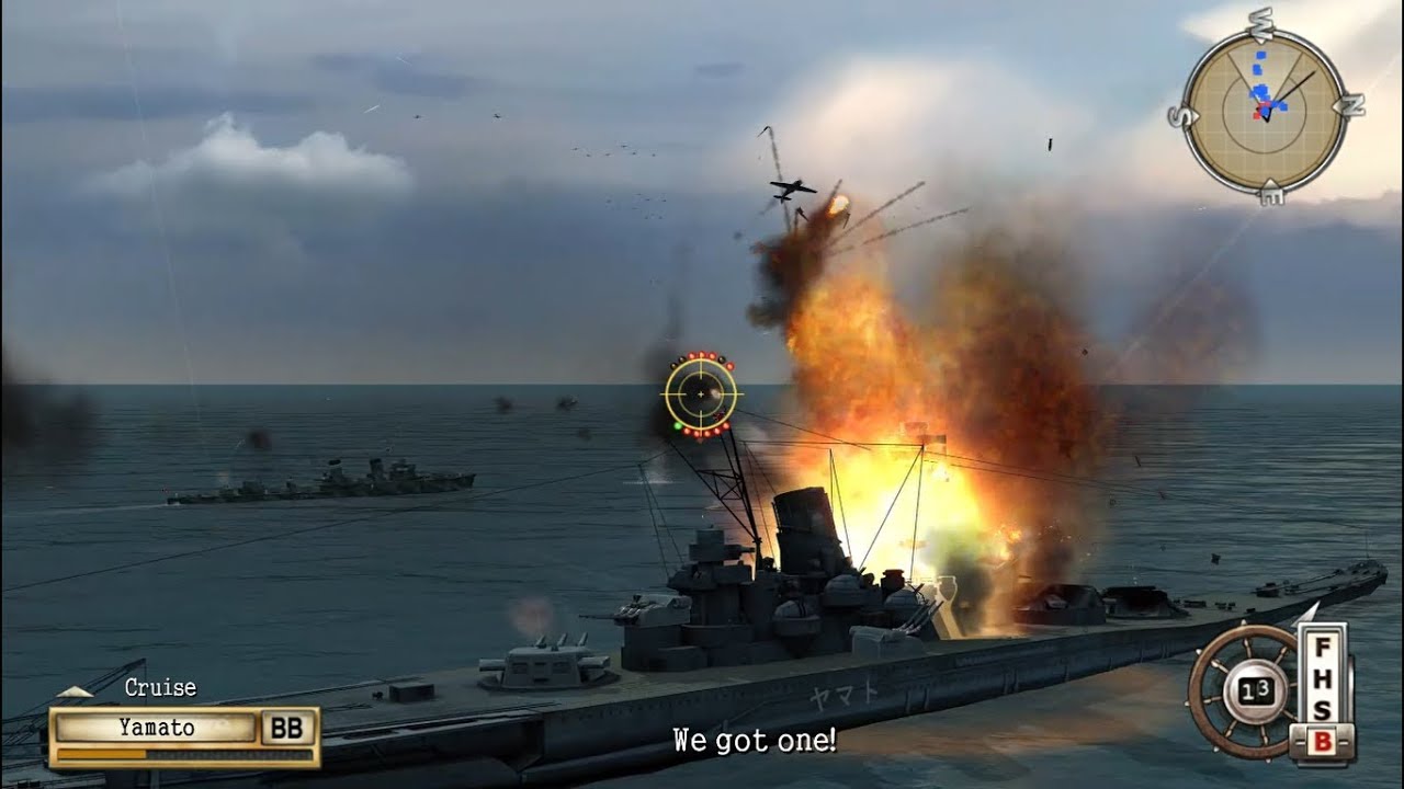 Battlestations Midway Japanese Campaign Mission #14| Final Battle of Yamato| Operation Ten-Go