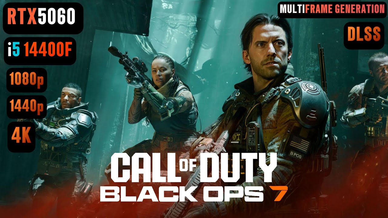 RTX 5060 COD Black Ops 7 FPS TEST | Call of Duty Black Ops 7 RTX 5060 & i5 14400F Benchmark