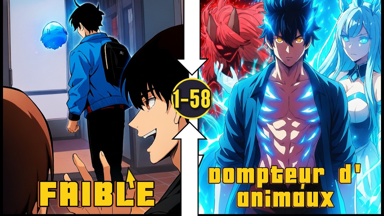 il a été TÉLÉPORTÉ dans un ISEKAI avec un ANIMAL DE COMPAGNIE FAIBLE mais elle est WAIFU SS DIVINE