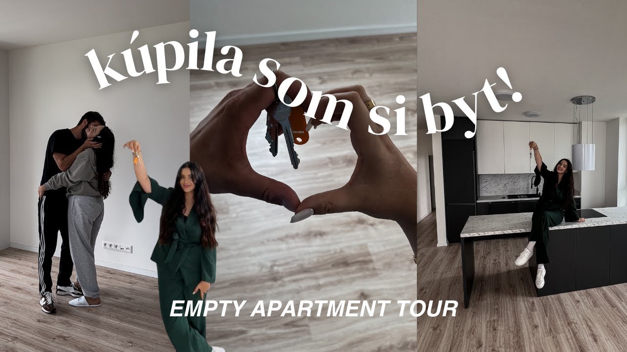 KÚPILA SOM SI BYT! tour celého bytu - ako vyzerá?