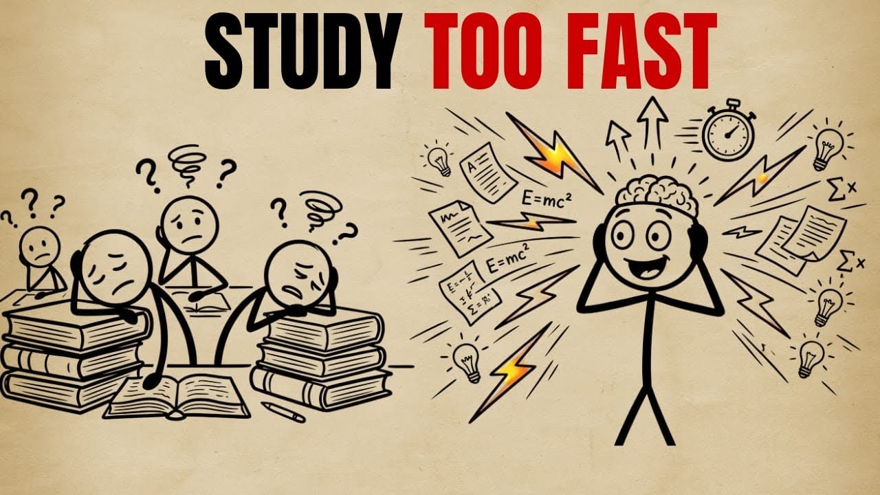 How to STUDY so FAST it feels like CHEATING