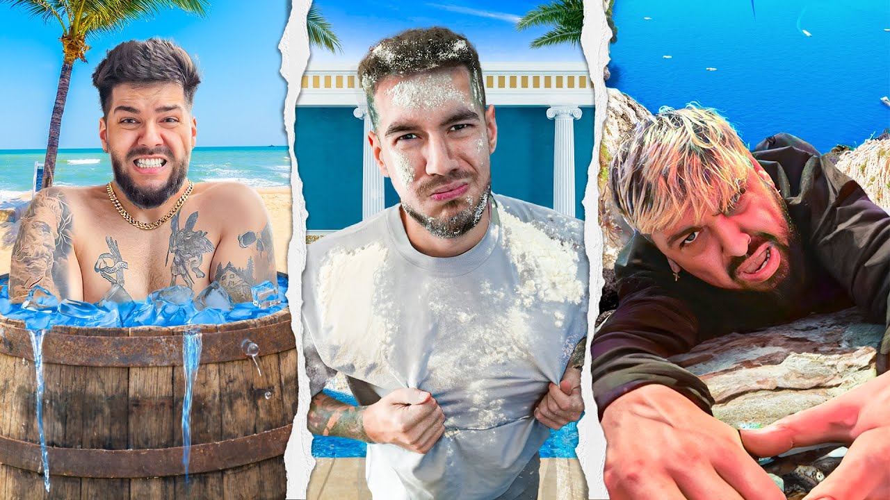 100 Provocari In Spania Cu 20 YouTuberi!
