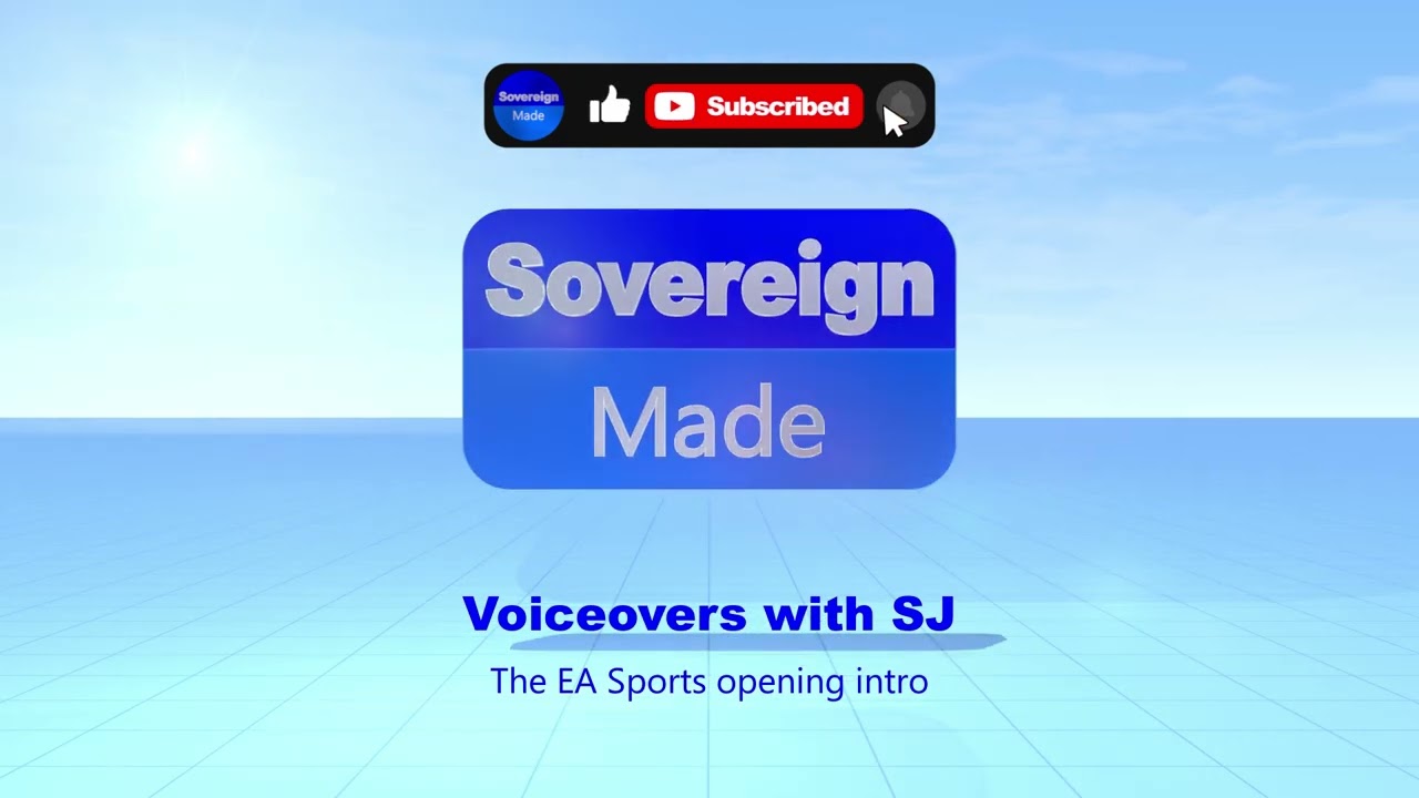 Voiceovers with SJ | EA Sports. It's in the game. | SovereignMade