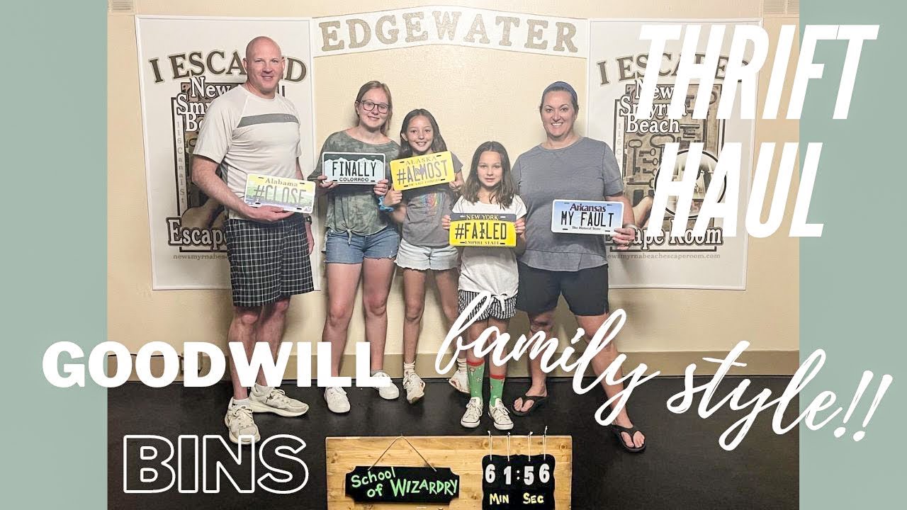 Our Thrifting Adventures in Goodwill Bins: How Much Did We Find?