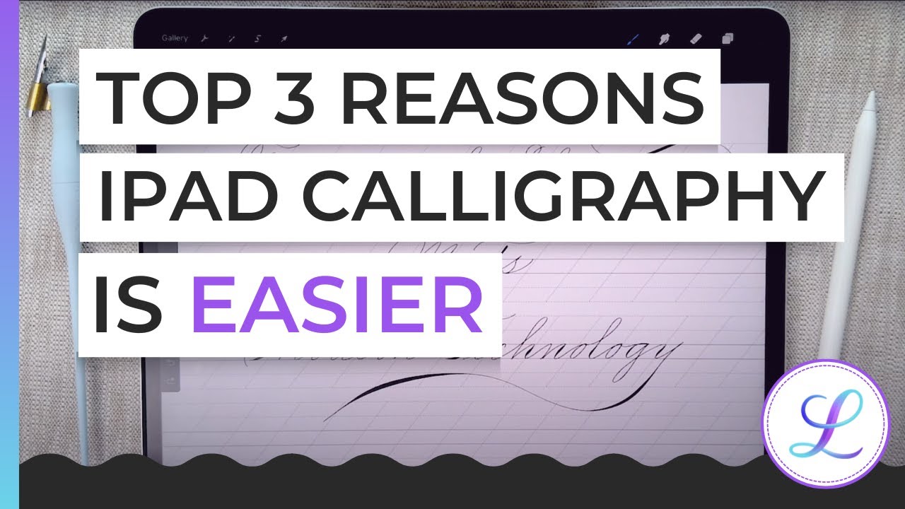 Top 3 Reasons Why it's Easier to Learn Calligraphy on an iPad (compared to paper)