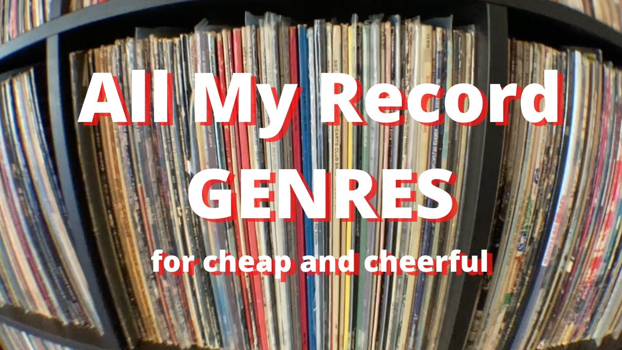 How I organize my records by genre. (Cheap and Cheerful)