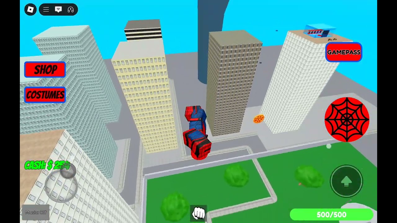 PLAYING A SPIDERMAN GAME 