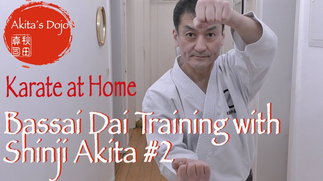 【Bassai Dai】Training with Shinji Akita #2 秋田と一緒に空手の稽古　抜塞大 【Akita's Karate Video】