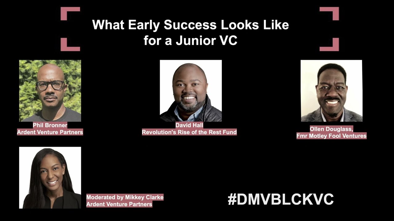 3   What Early Success Looks Like for a Junior VC