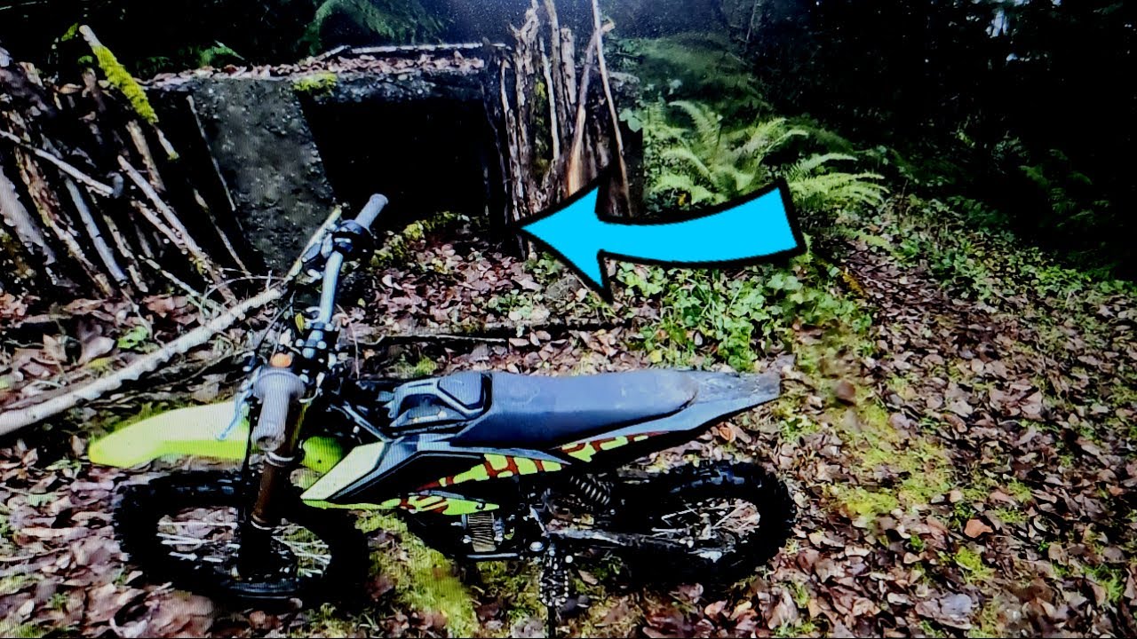 I FOUND A SECRET SHELTER IN THE WOODS