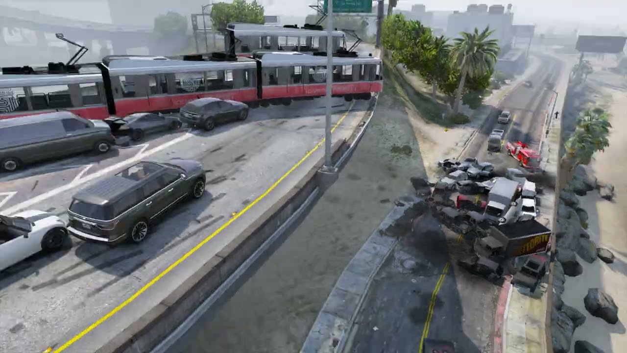 Daily NPC s Drive Overpass -Grand Theft Auto V 2026 01 12