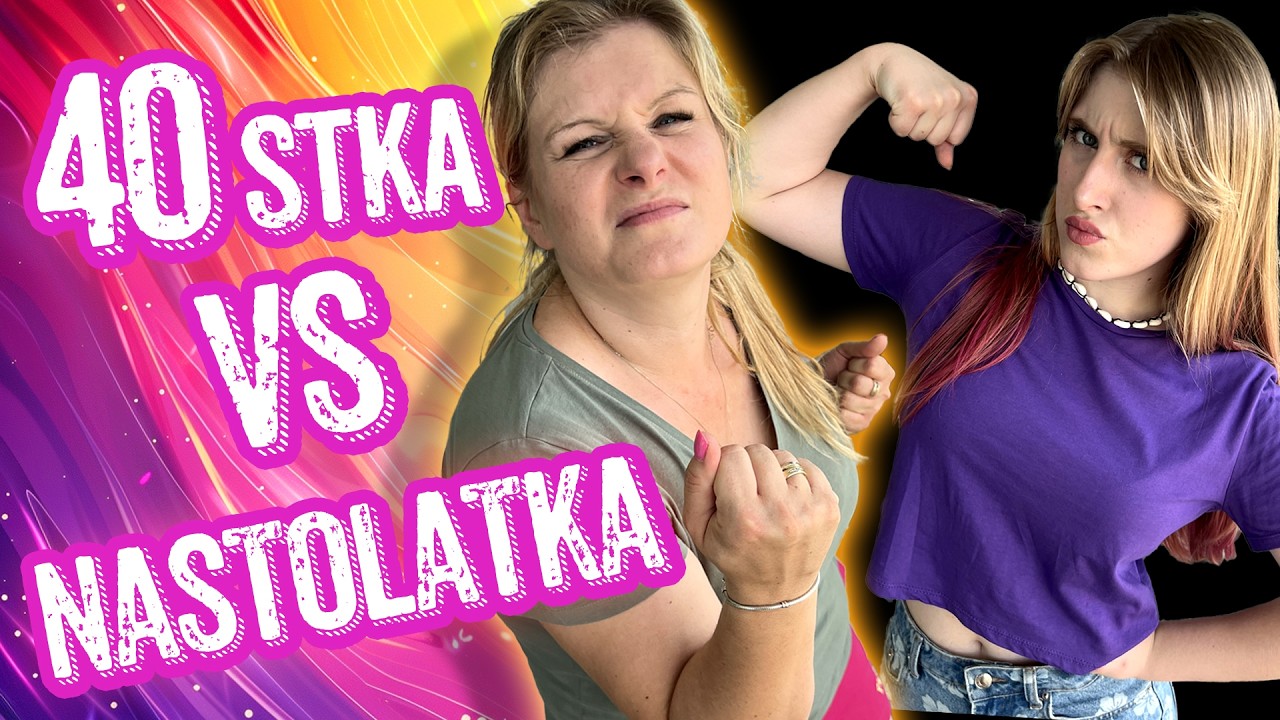 CZY JESTEM SILNIEJSZA OD 40 LATKI? 😮BĘDZIECIE W SZOKU! MAMA WPADŁA DO WODY! NASTOLATKA VS 40-STKA!