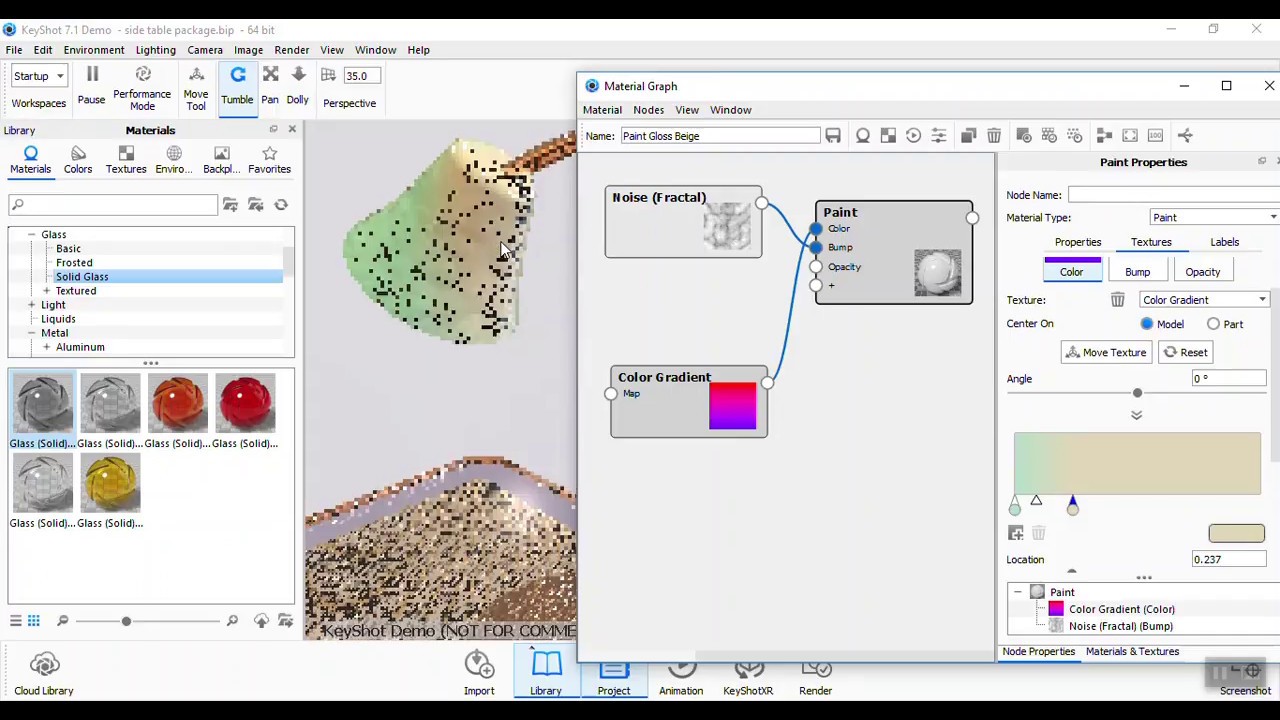 Quick How To Create Custom Material Graph on Keyshot