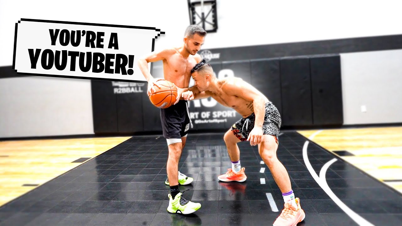 IT GOT REALLY HEATED BETWEEN US! 1v1 Basketball Against Trash Talking College Hooper!
