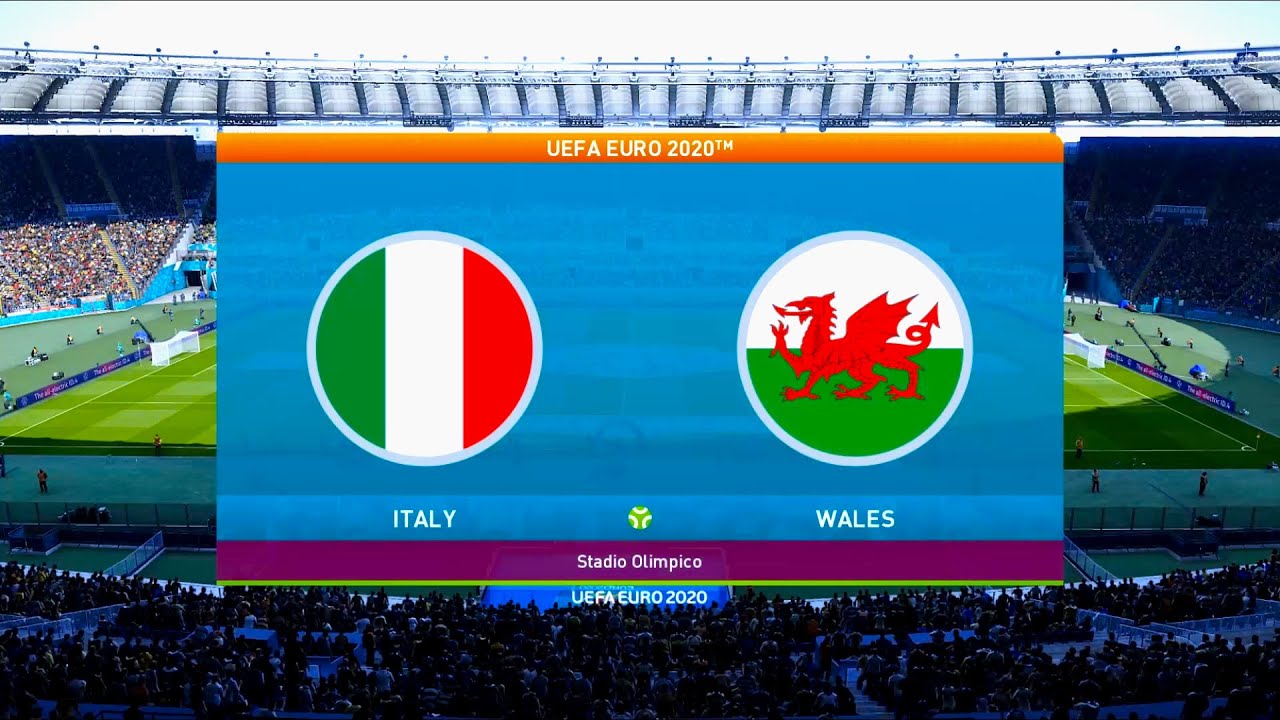 Italy vs Wales | UEFA Euro 2020 | Group A | Stadio Olimpico | PES 2021