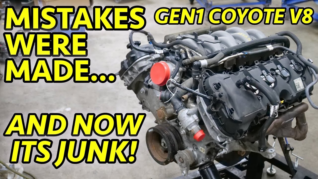 SOMEONE SCREWED UP! This Ford Mustang 5.0 Coyote Engine WAS Nice. Full Teardown Reveals $$$ BLUNDER