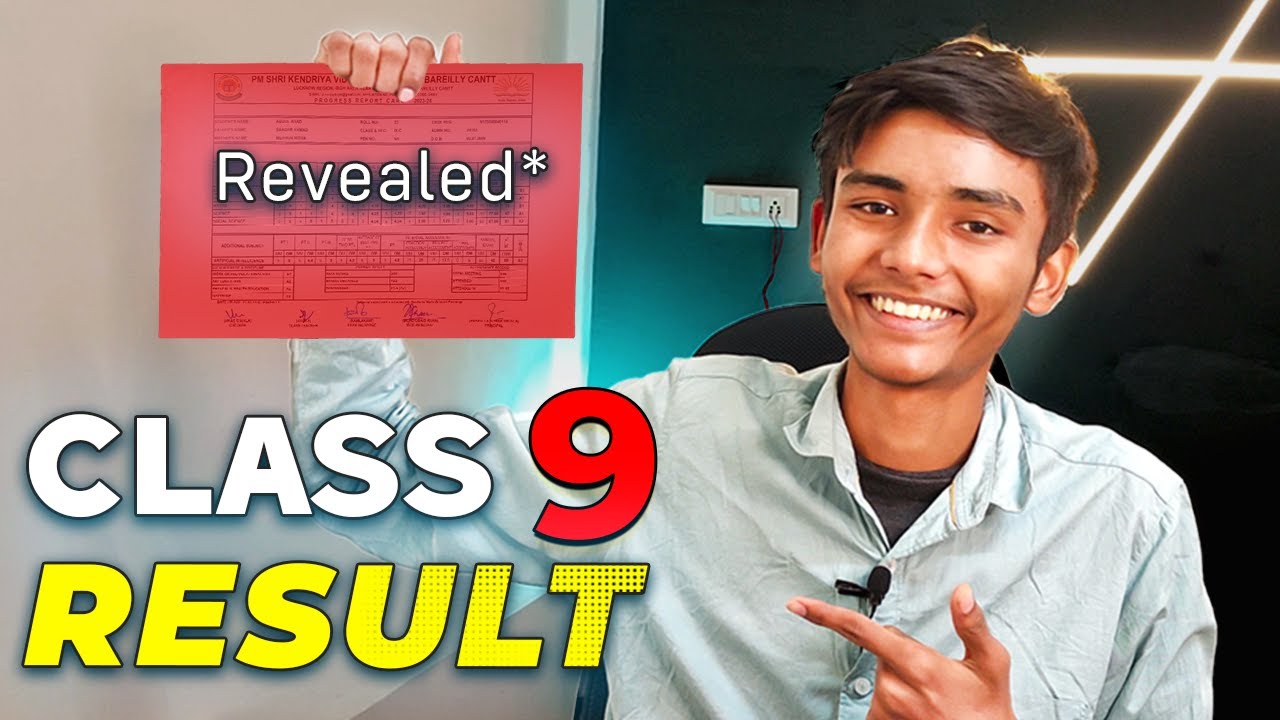 Revealing my Class 9th Result ☠️ *with result*