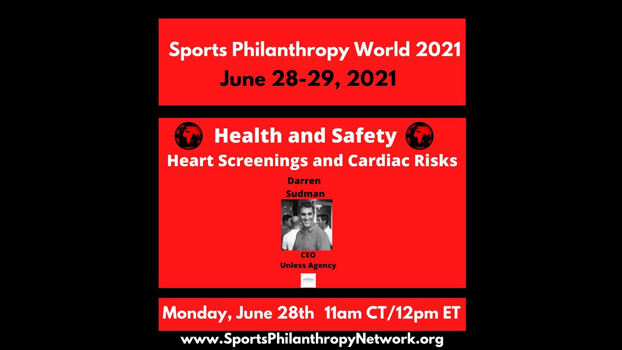 Heart Screenings and Cardiac Risks - Health and Safety - Sports Philanthropy World 2021