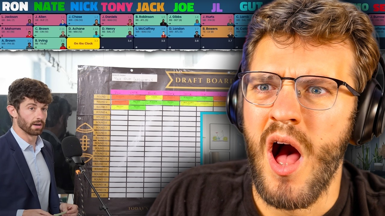 Reacting to the Your Idiot Leaguemates Fantasy League Draft