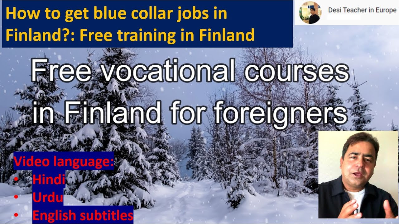 Study in Finland for Free || Free vocational courses in Finland for foreigners