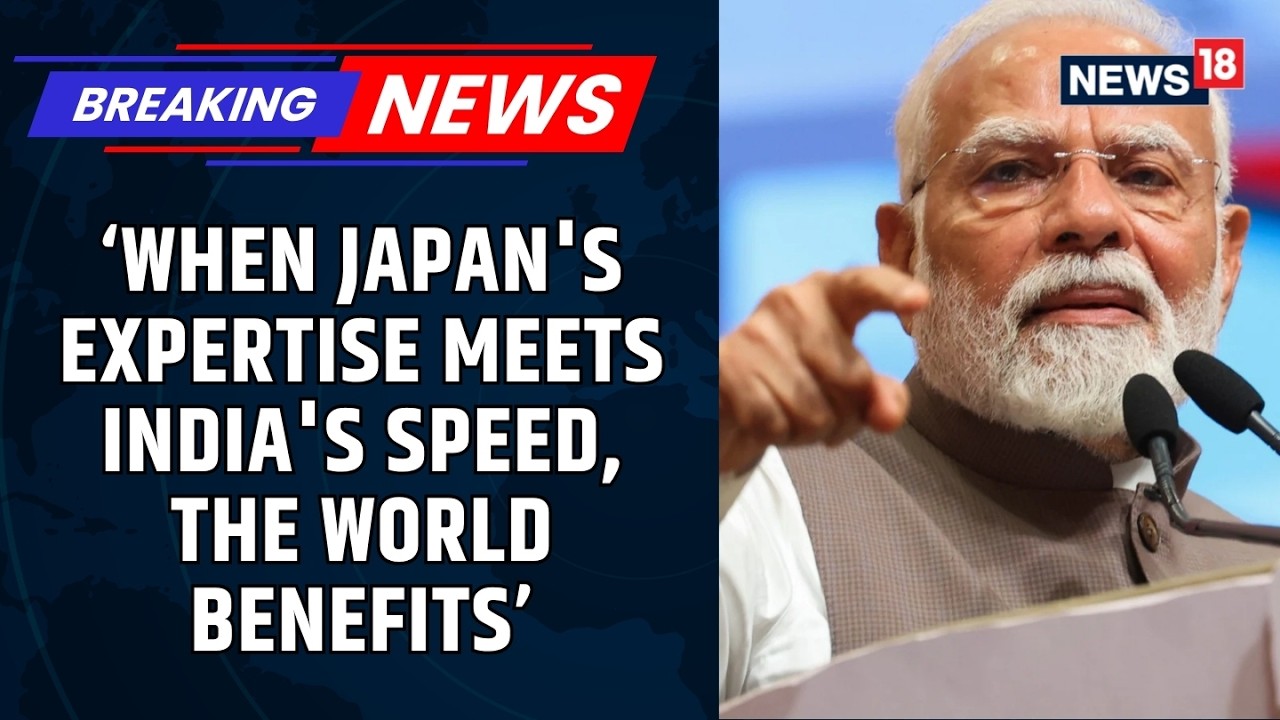 PM Modi's Powerful Speech at India-Japan Economic Forum | Delhi Summit | India-Japan | News18