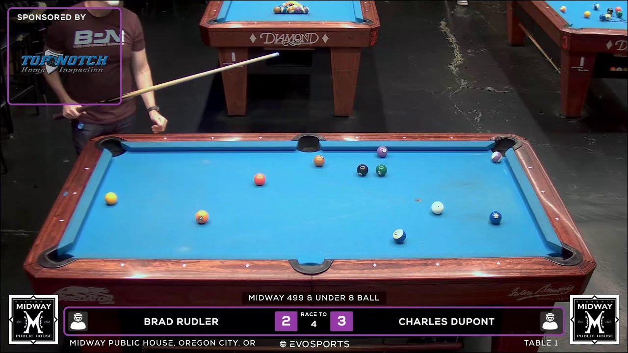 BRAD RUDLER vs CHARLES DUPONT - MIDWAY PUBLIC HOUSE - TABLE 1 | EvoSports