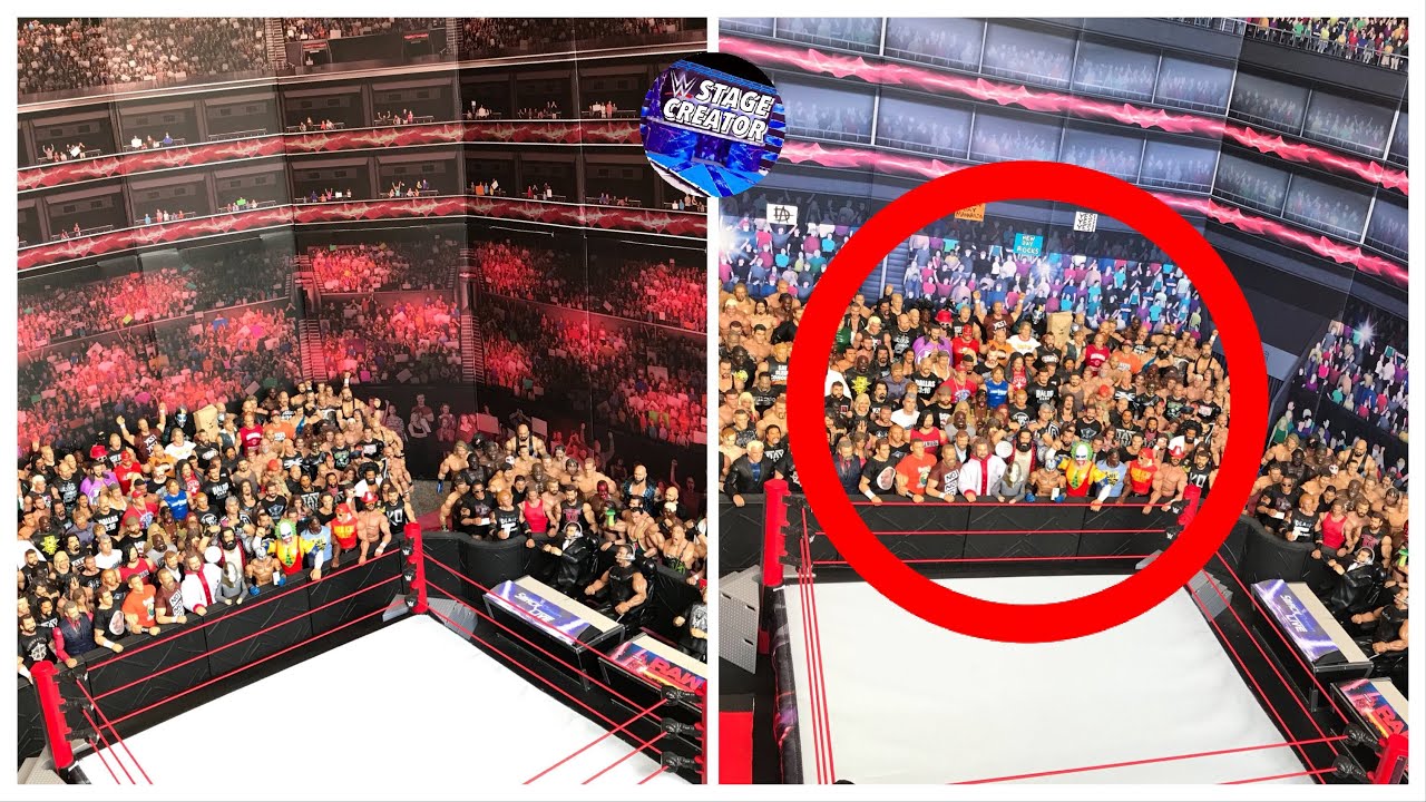 How To Make an AWESOME WWE Figure Arena!