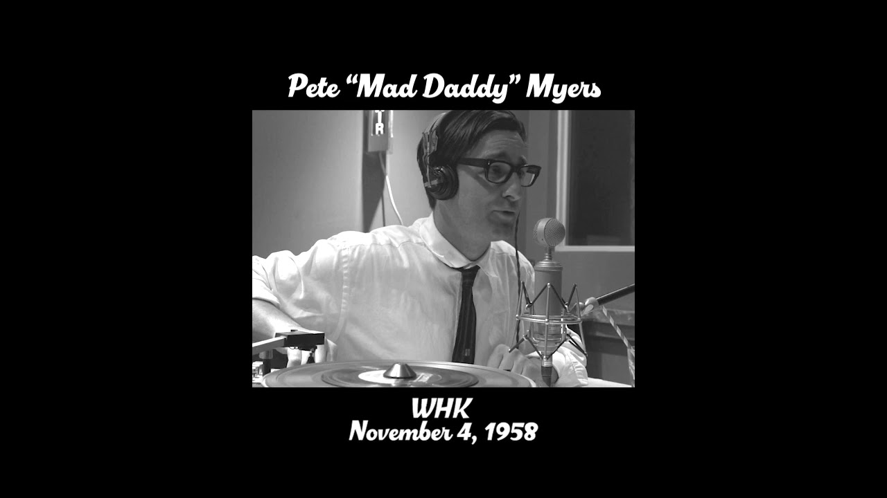 Pete “Mad Daddy” Myers, November 4, 1958