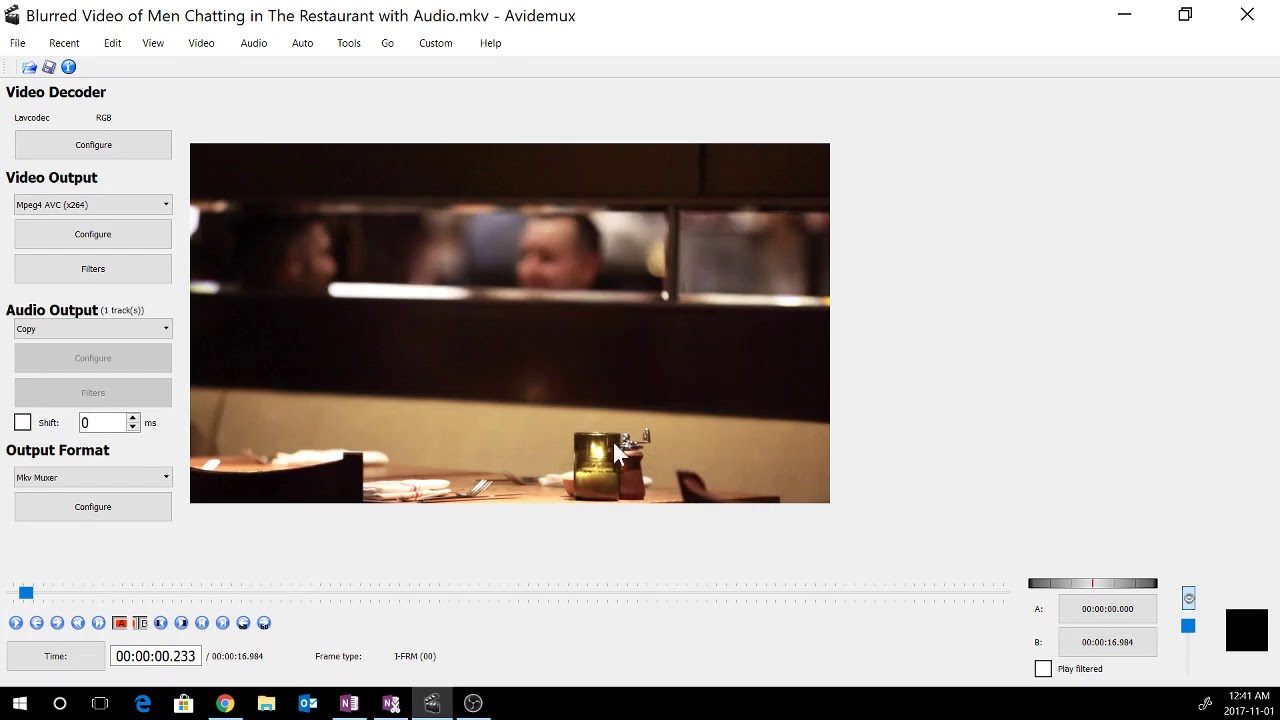 Resize videos in avidemux when appending or joining multiple files