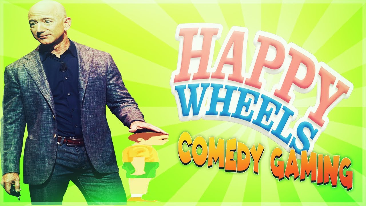 Happy Wheels - COMPETING IN AN OBSTACLE COURSE TO PROTECT MY PIE RECIPE - Comedy Gaming