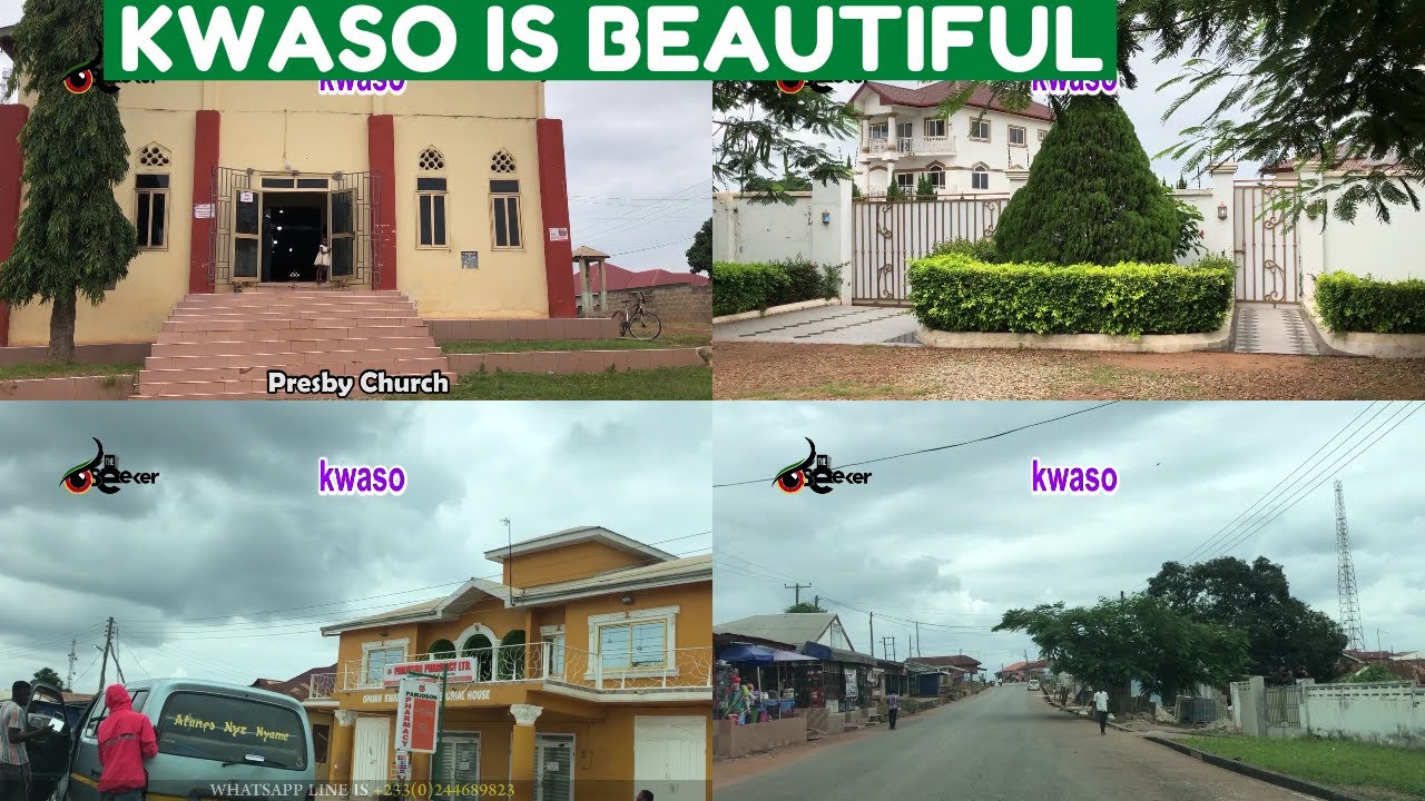 KWASO Township Drive | Kwaso PRESBY Chuch in the Ejisu-Juaben Municipality in Ashanti Region, Ghana.