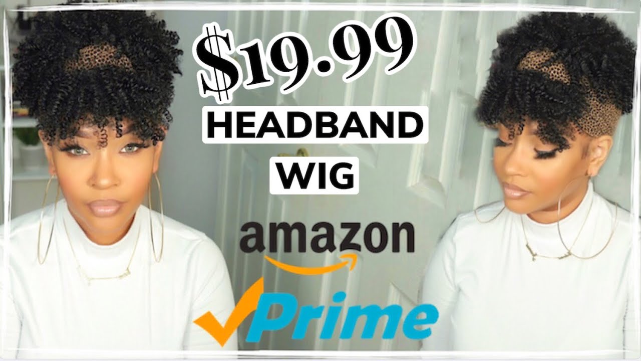 $19.99 HEADBAND WIG?! 😮 SUPER BEGINNER FRIENDLY HEADBAND WIG FROM AMAZON PRIME