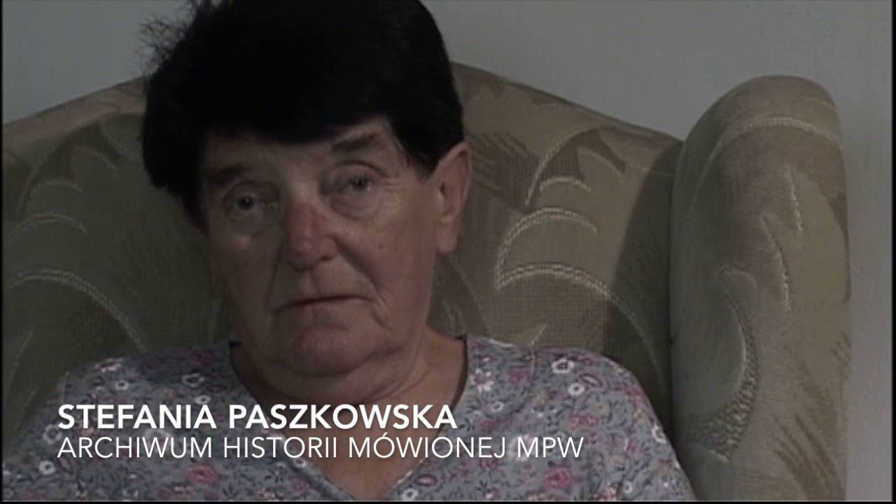 Stefania Paszkowska - relacja o pobycie w obozach Dulag 121 i Stutthof