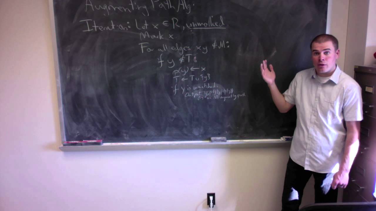The Augmenting Path Algorithm for Bipartite Matching