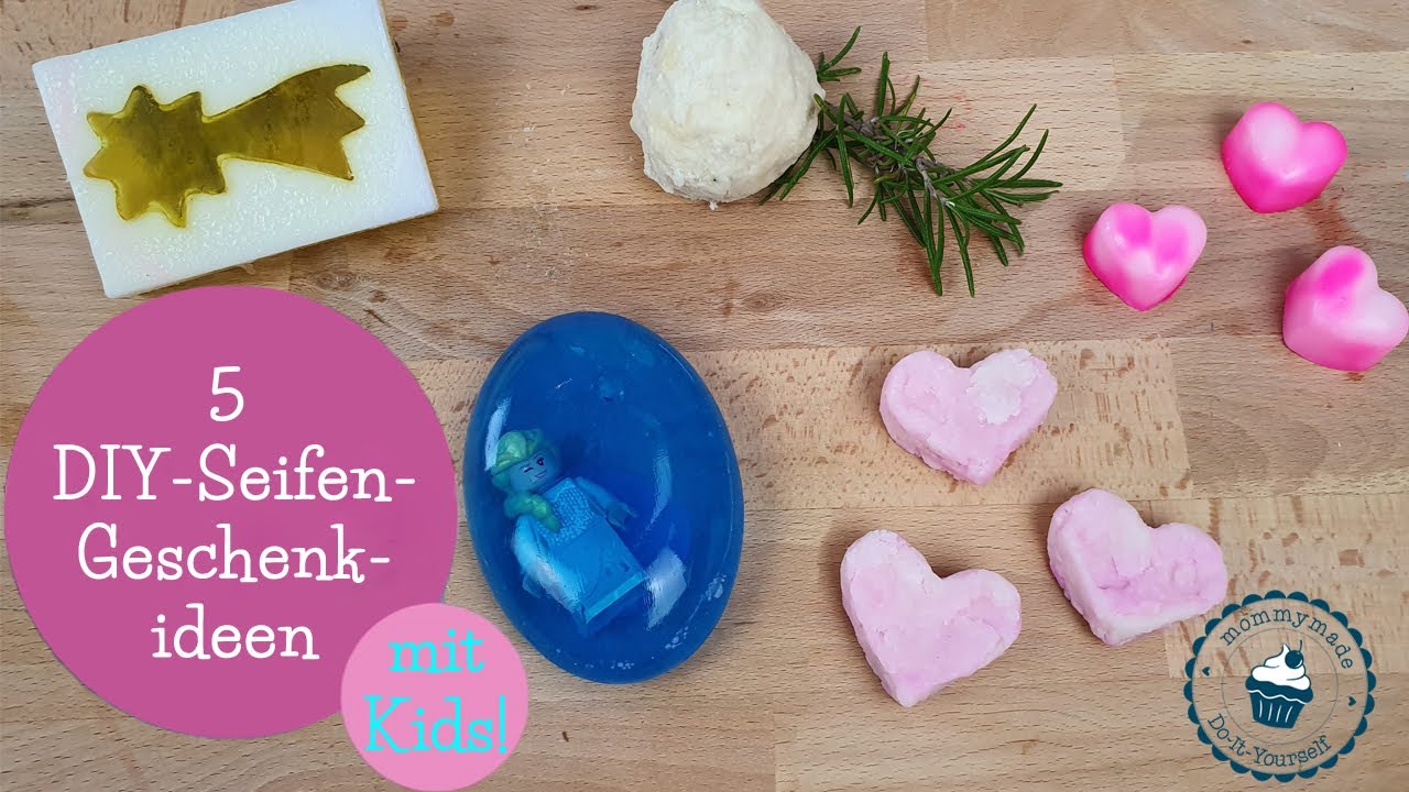 Seifen-Geschenke die Ihr mit Kindern machen könnt | Seife selbermachen | DIY Anleitung | mommymade