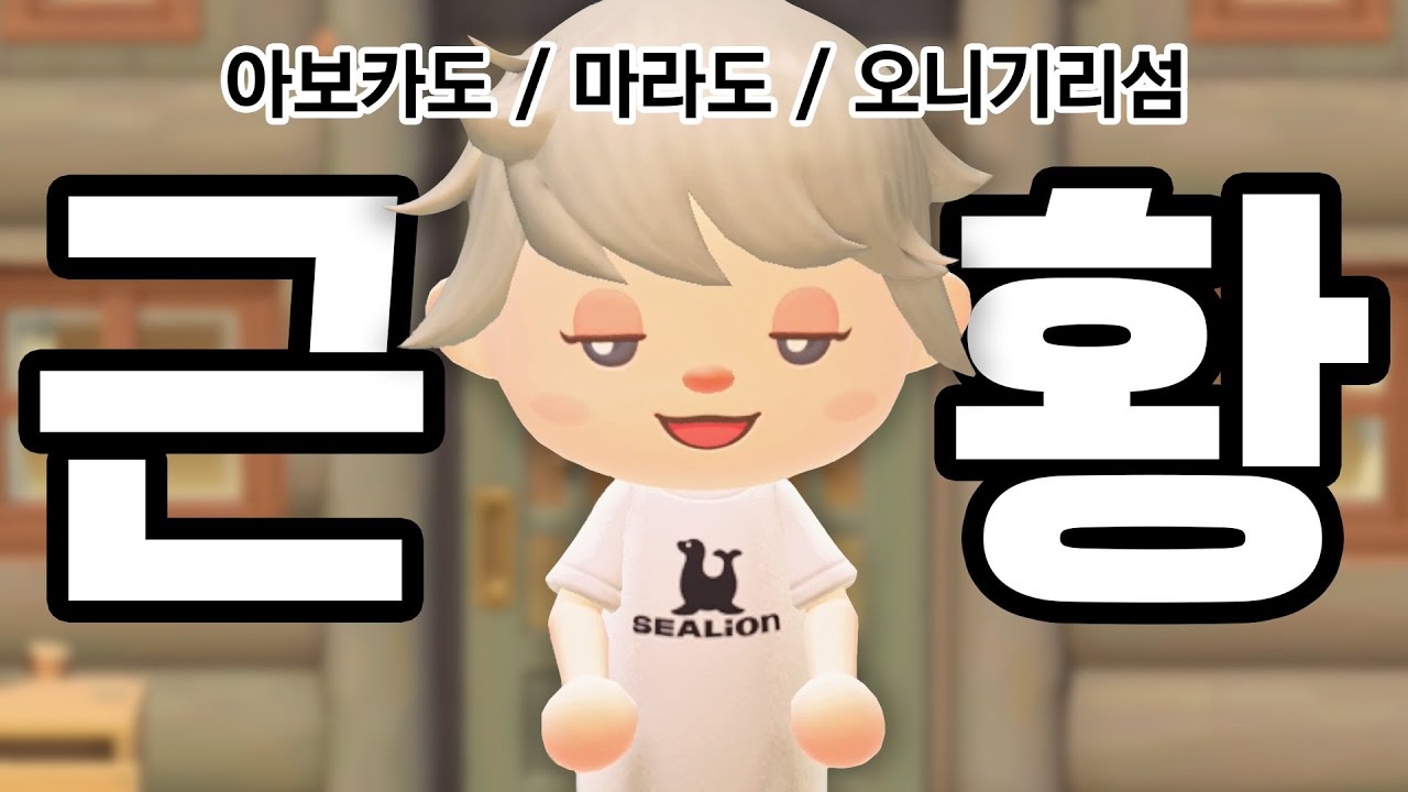 한 달 만에 모동숲에 들어가봤다