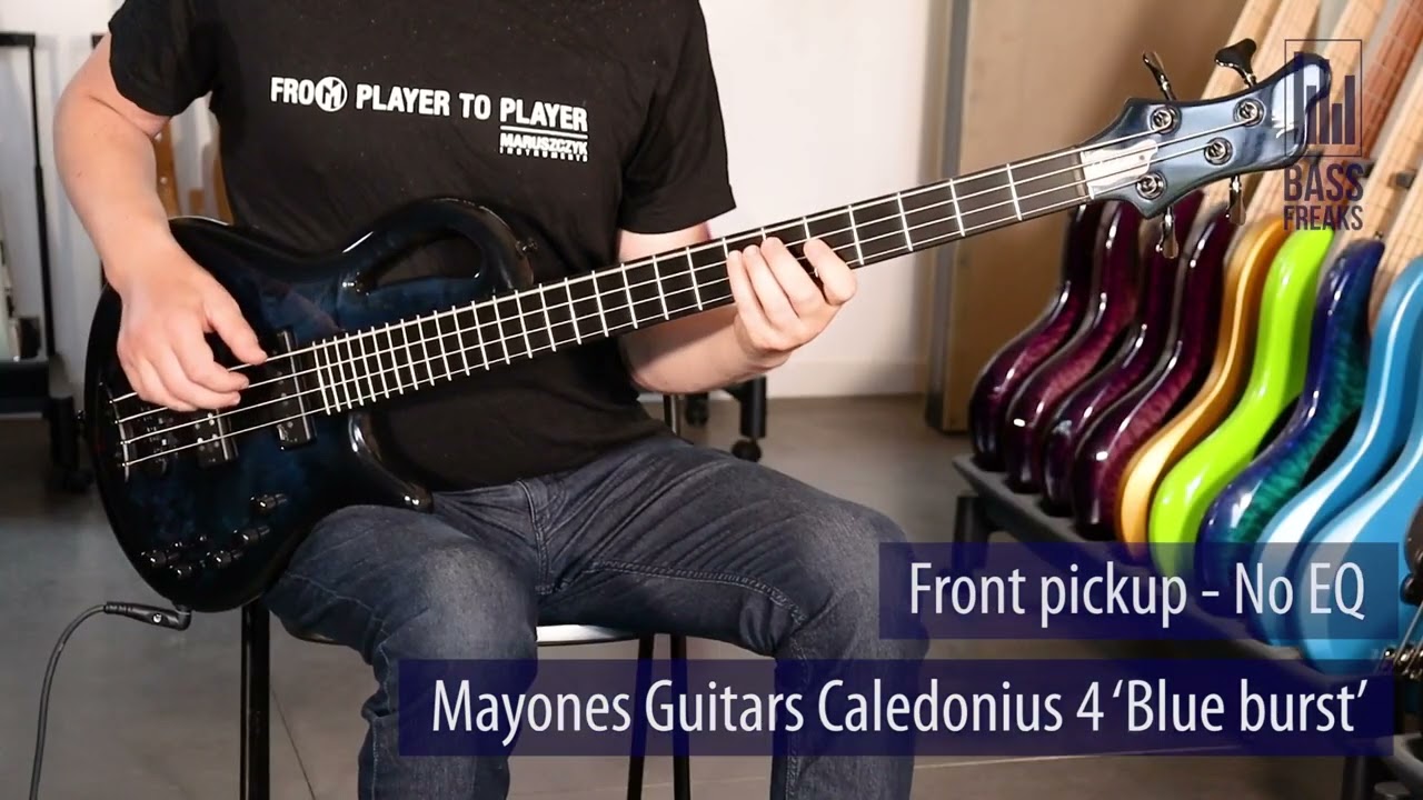 Mayones Guitars Caledonius 4 Live Demo - BassFreaks.net