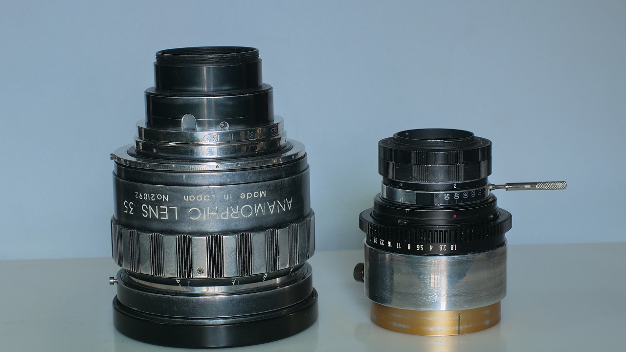 Central scope 35MM anamorphic 2X out door test