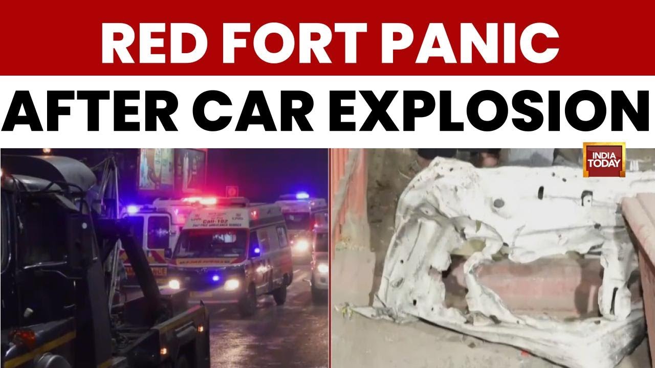 Delhi Blast: 8 Dead, Several Injured in Explosion Near Red Fort Metro Station