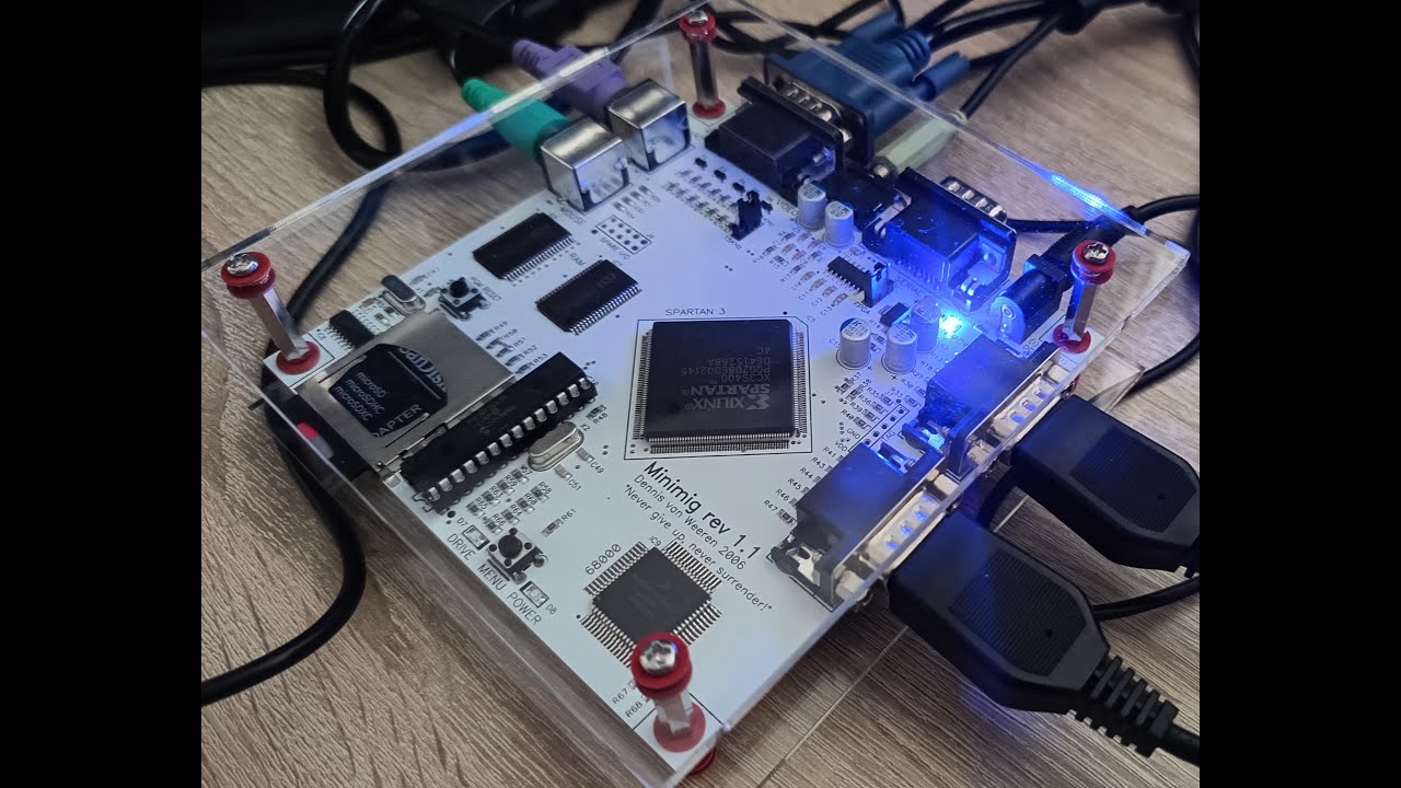 Minimig rev 1.1 FPGA czyli Amiga 500, 600 ? ...  i ... gadanie .... - cz1