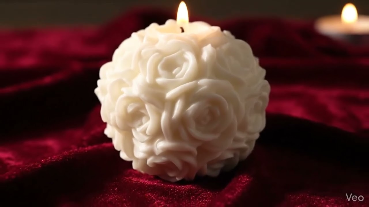 The Most Emotional Valentine’s Gift | Grand Rose Ball Candle